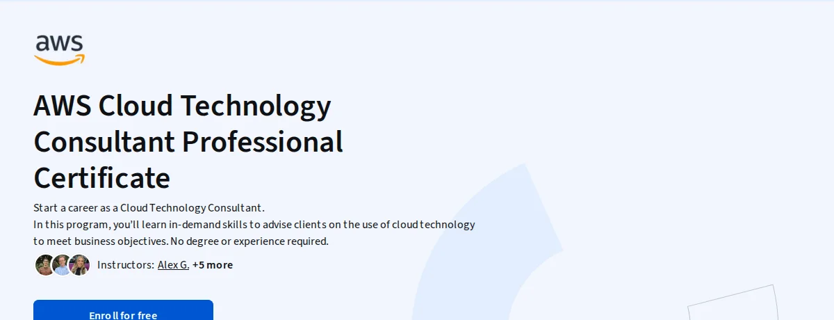 Aws Cloud Technology Consultant
