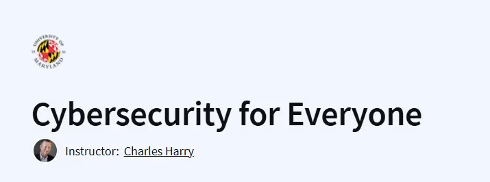 Cybersecurity for Everyone Course