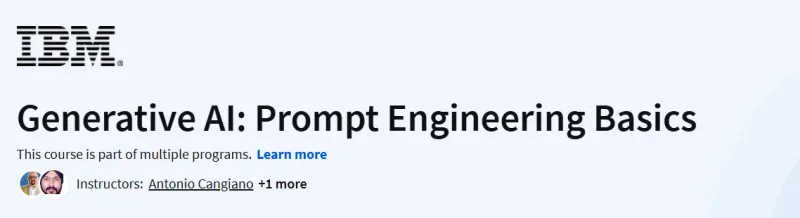 Generative AI: Prompt Engineering Basics Course