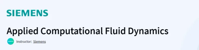 Applied Computational Fluid Dynamics Course