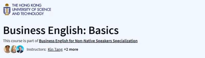 Business English: Basics Course