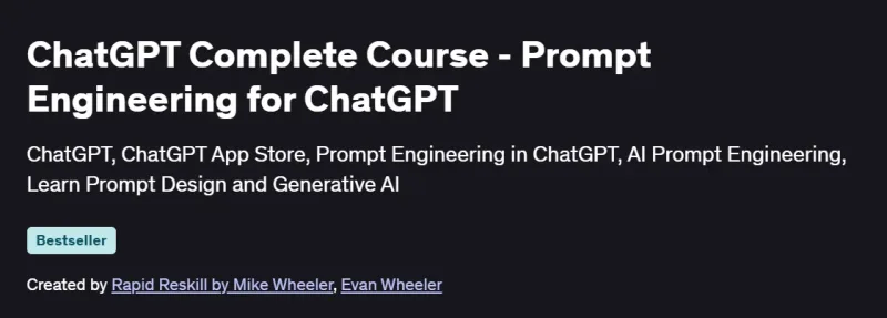 ChatGPT Complete Course – Prompt Engineering for ChatGPT