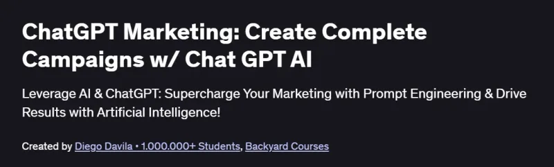 ChatGPT Marketing: Create Complete Campaigns w/ Chat GPT AI