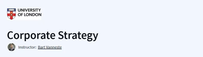 Corporate Strategy Course