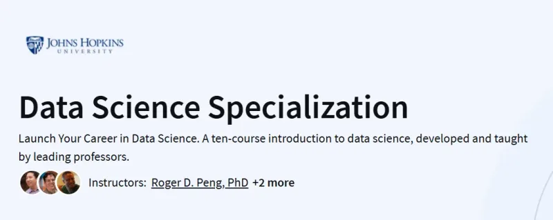 Data Science Specialization – By Johns Hopkins University Course