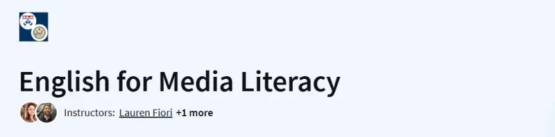 English for Media Literacy Course