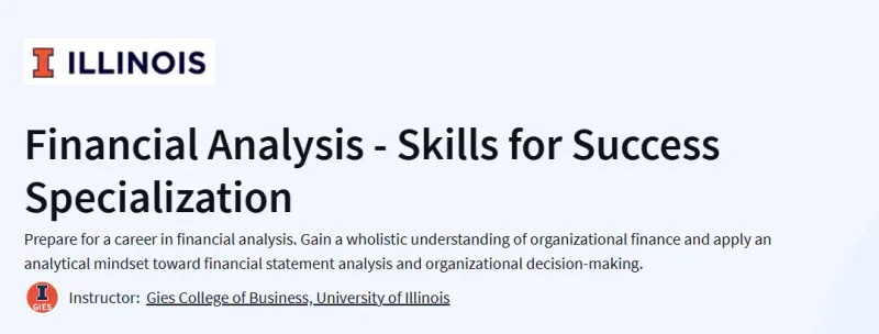 Financial Analysis – Skills for Success Specialization Course