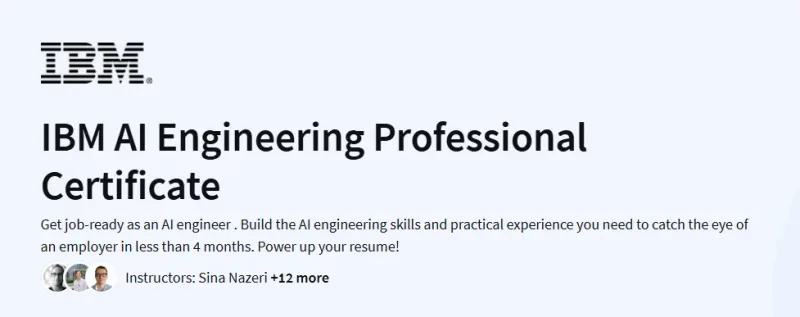 IBM AI Engineering Professional Certificate Course