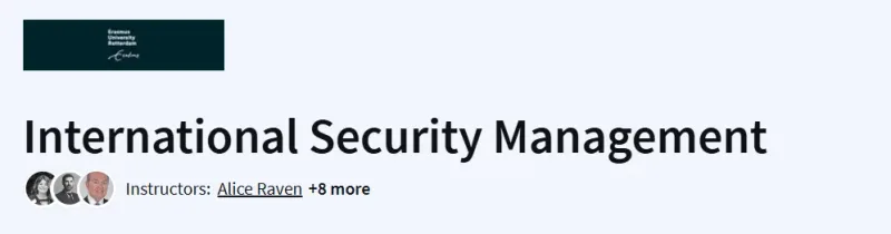 International Security Management Course