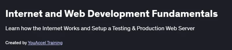 Internet and Web Development Fundamentals Course