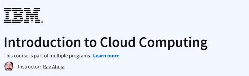 Introduction to Cloud Computing Course