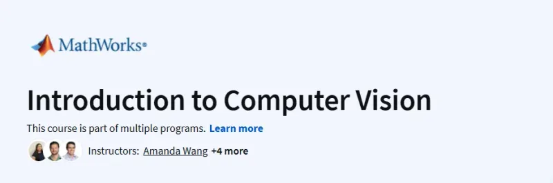 Introduction to Computer Vision Course