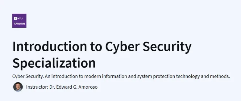 Introduction to Cyber Security Specialization Course
