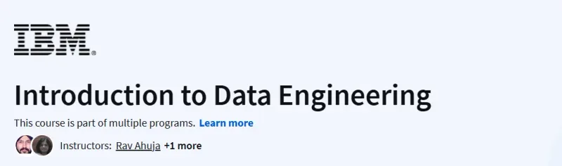 Introduction to Data Engineering