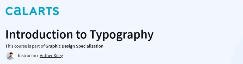 Introduction to Typography Course