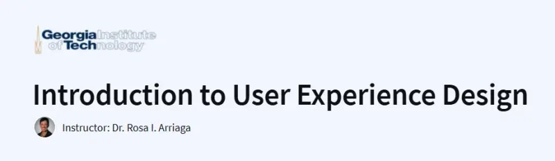 Introduction to User Experience Design Course