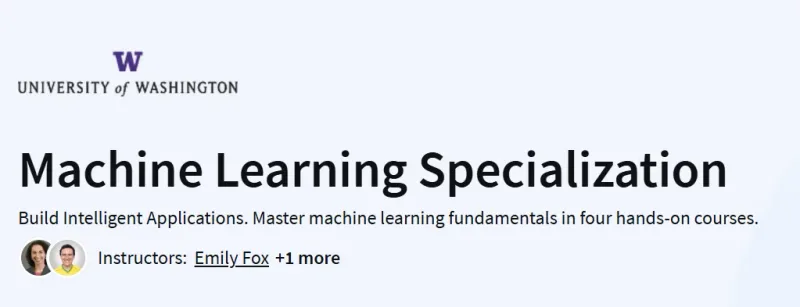 Machine Learning Specialization Course