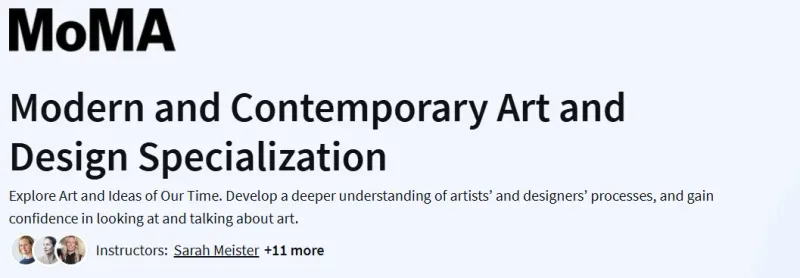 Modern and Contemporary Art and Design Specialization Course