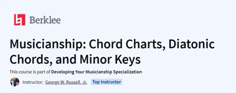 Musicianship: Chord Charts, Diatonic Chords, and Minor Keys Course