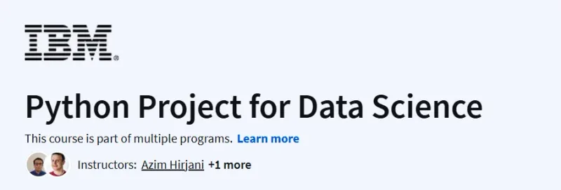Python Project for Data Science By IBM Course