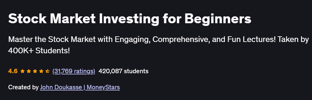 Stock Market Investing for Beginners Course