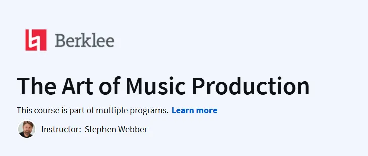 The Art of Music Production Course