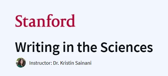 Writing in the Sciences Course