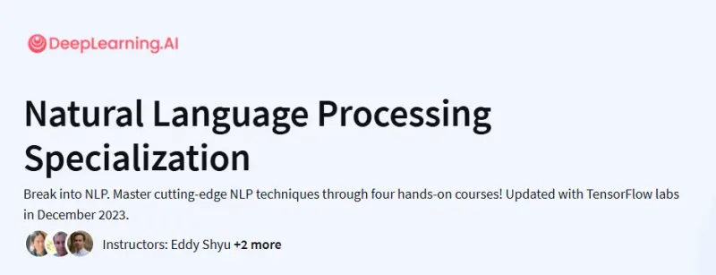Natural Language Processing Specialization Course