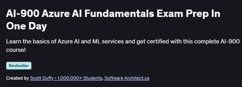 AI-900 Azure AI Fundamentals Exam Prep In One Day Course