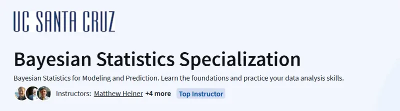 Bayesian Statistics Specialization Course