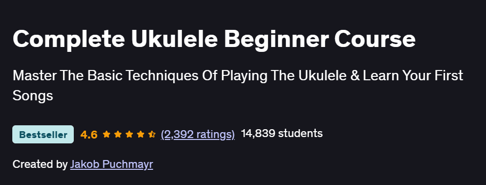 Complete Ukulele Beginner Course