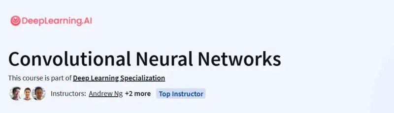 Convolutional Neural Networks Course