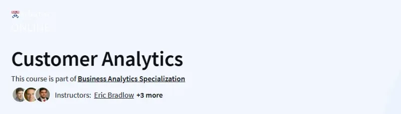 Customer Analytics Course