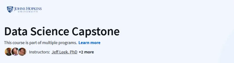Data Science Capstone Course
