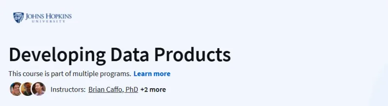 Developing Data Products Course