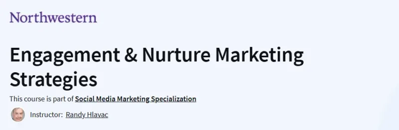 Engagement & Nurture Marketing Strategies Course