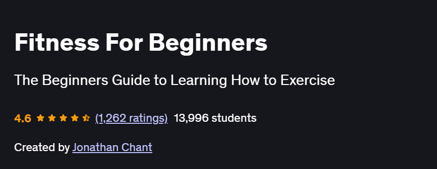 Fitness For Beginners Course