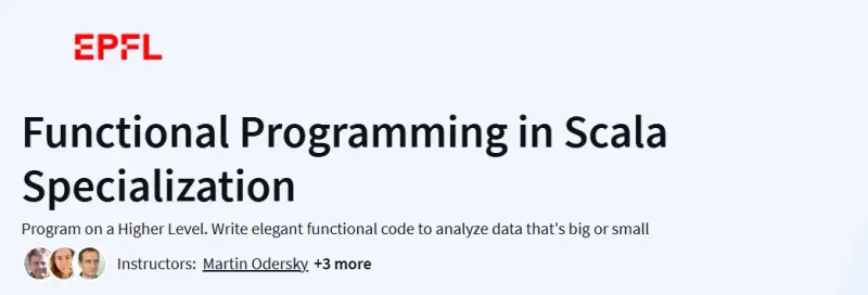 Functional Programming in Scala Specialization Course