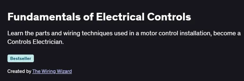 Fundamentals of Electrical Controls Course