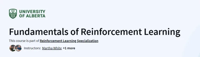 Fundamentals of Reinforcement Learning Course