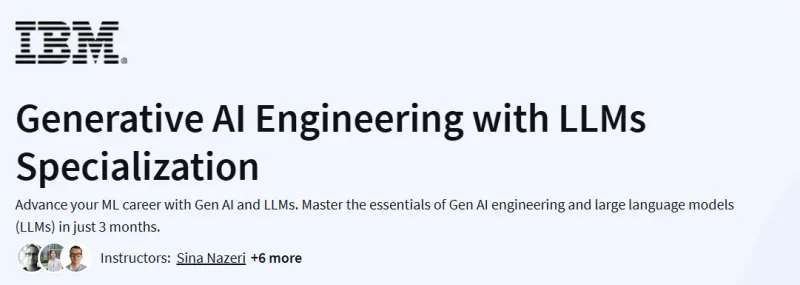 Generative AI Engineering with LLMs Specialization Course