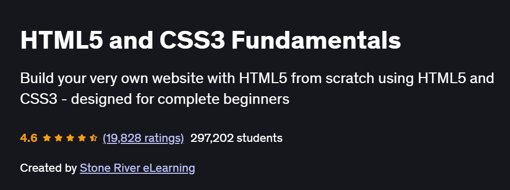 HTML5 and CSS3 Fundamentals Course