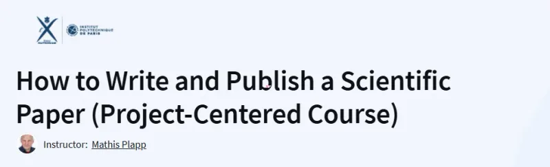 How to Write and Publish a Scientific Paper (Project-Centered Course)