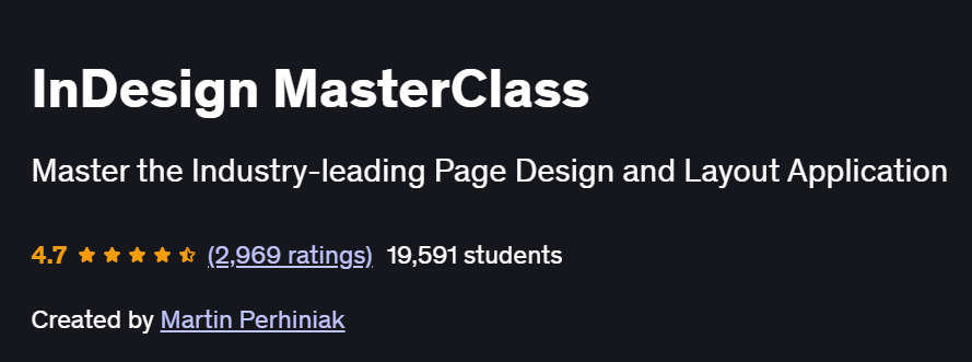 InDesign MasterClass Course