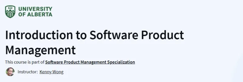 Introduction to Software Product Management Course