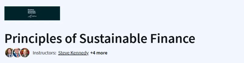 Principles of Sustainable Finance Course
