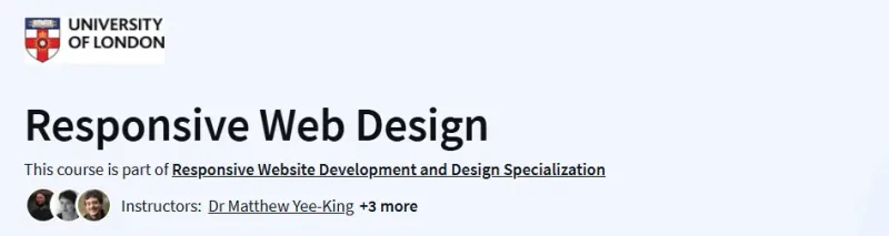 Responsive Web Design Course