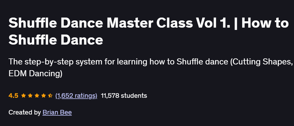 Shuffle Dance Master Class Vol 1. | How to Shuffle Dance Course