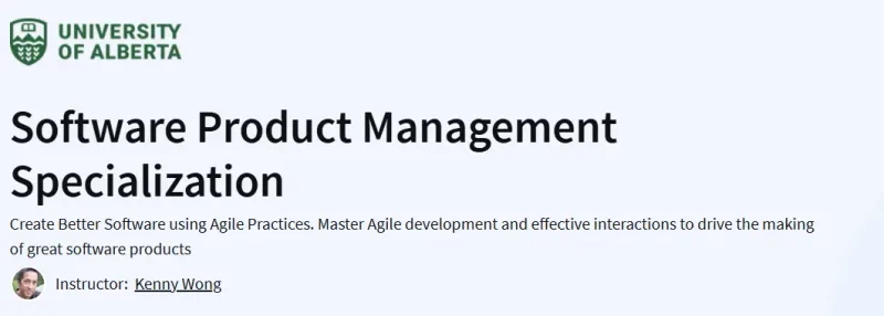 Software Product Management Specialization Course