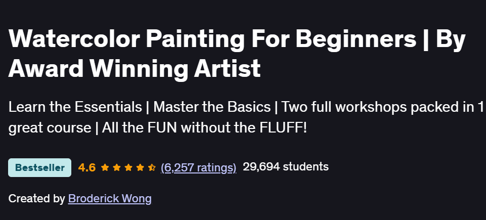 Watercolor Painting For Beginners | By Award Winning Artist Course